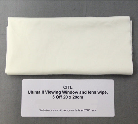 Ultima II Viewing Window / Lens Wipes Pack of 5